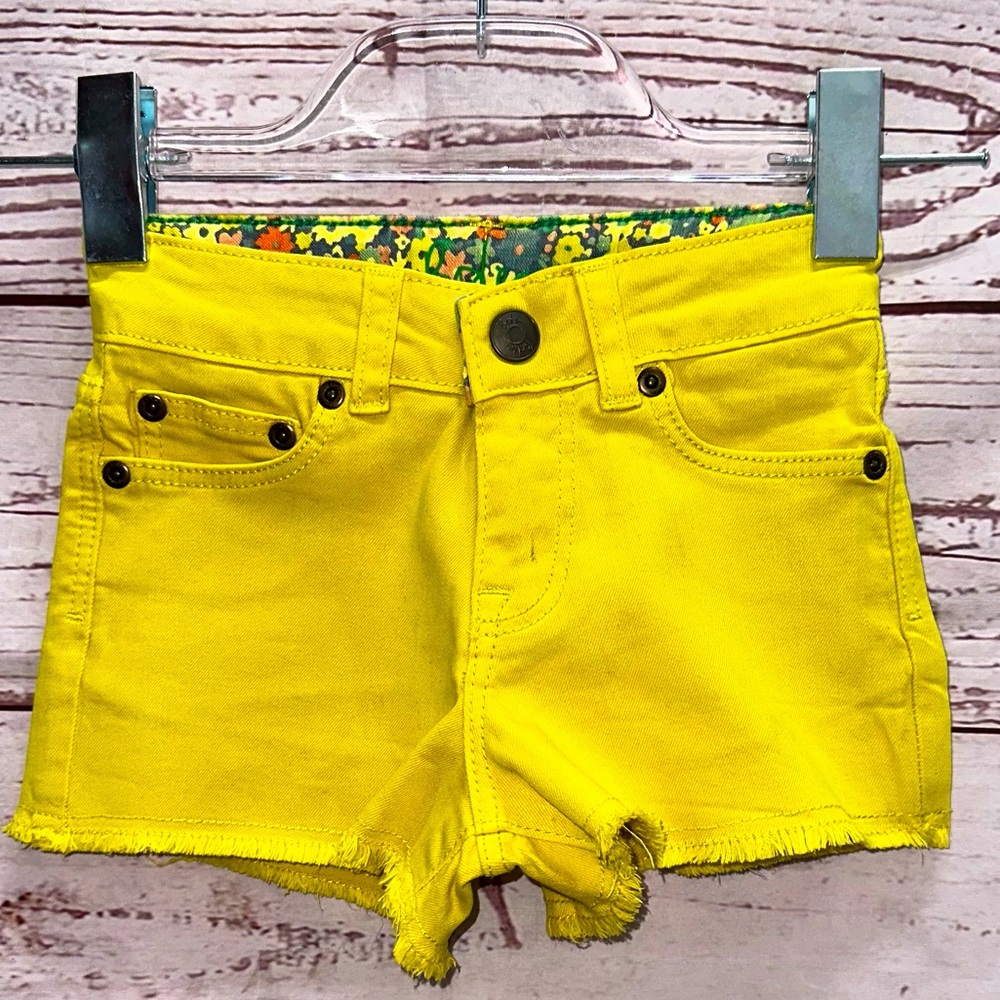 Boden Girls Yellow Shorts Size 5
